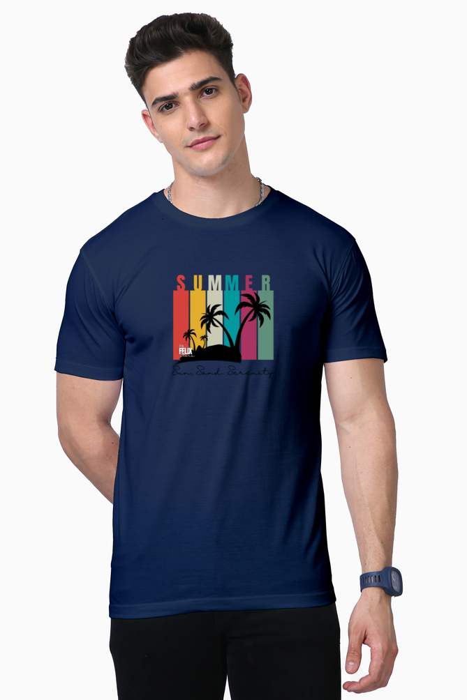 Sun, Sand, Serenity Supima T-Shirt - The Felix Store