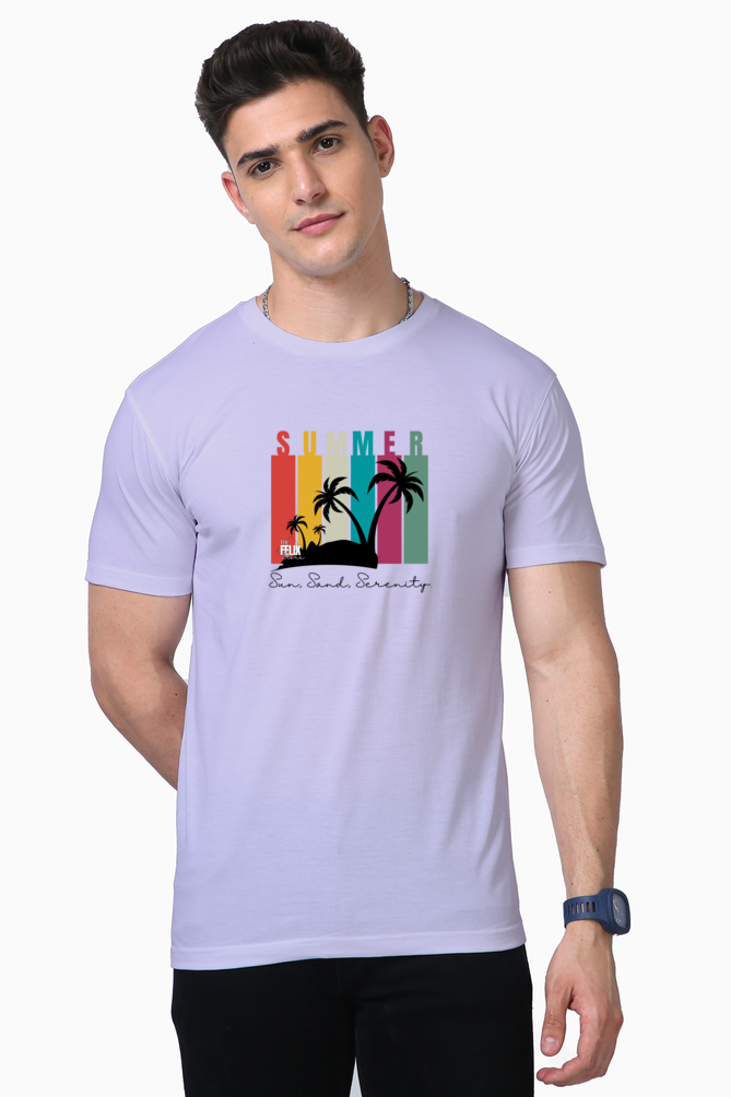 Sun, Sand, Serenity Supima T-Shirt - The Felix Store