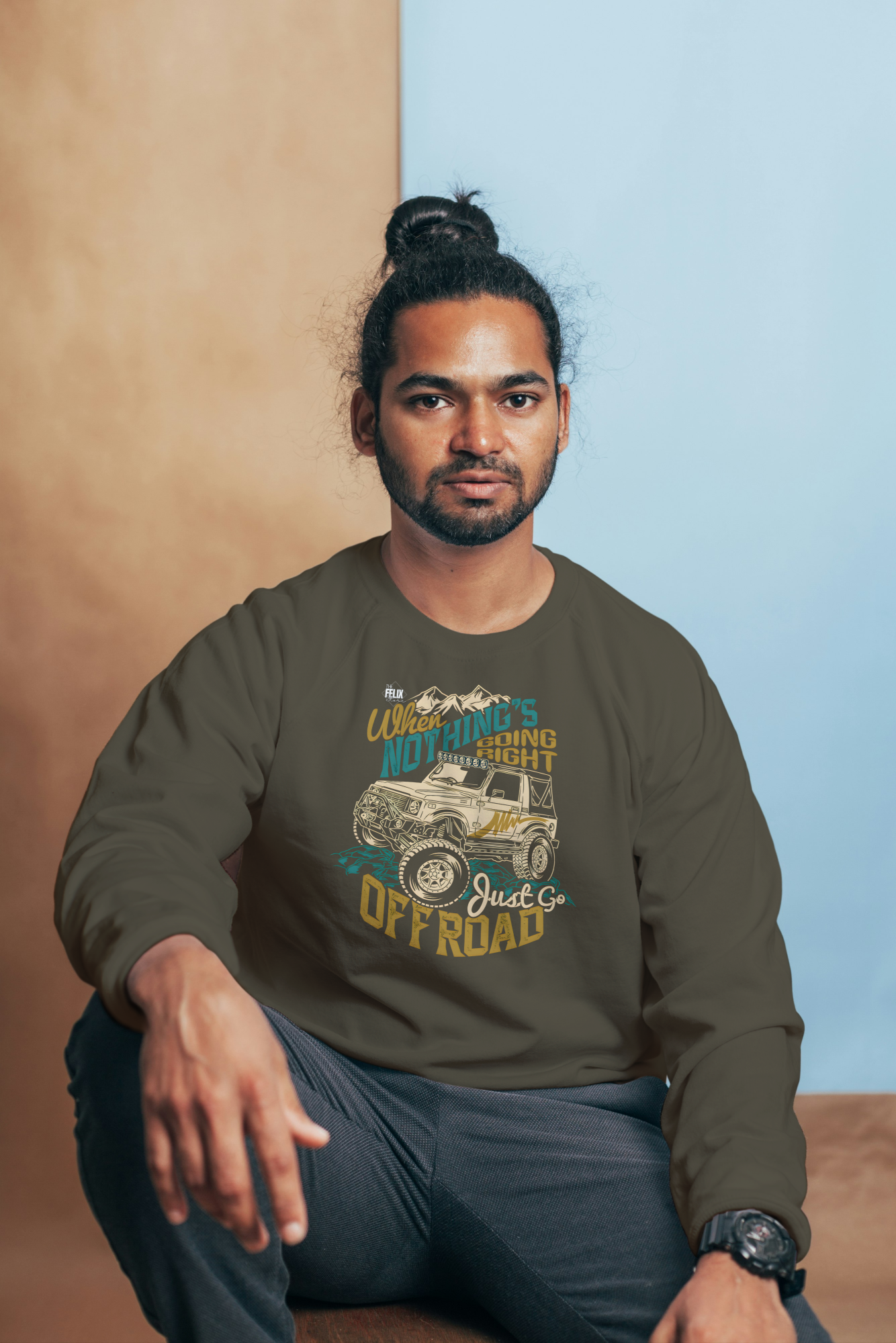 Gypsy Off-Road Graphic Sweatshirt | Men’s Adventure Wear | The Felix Store - The Felix Store