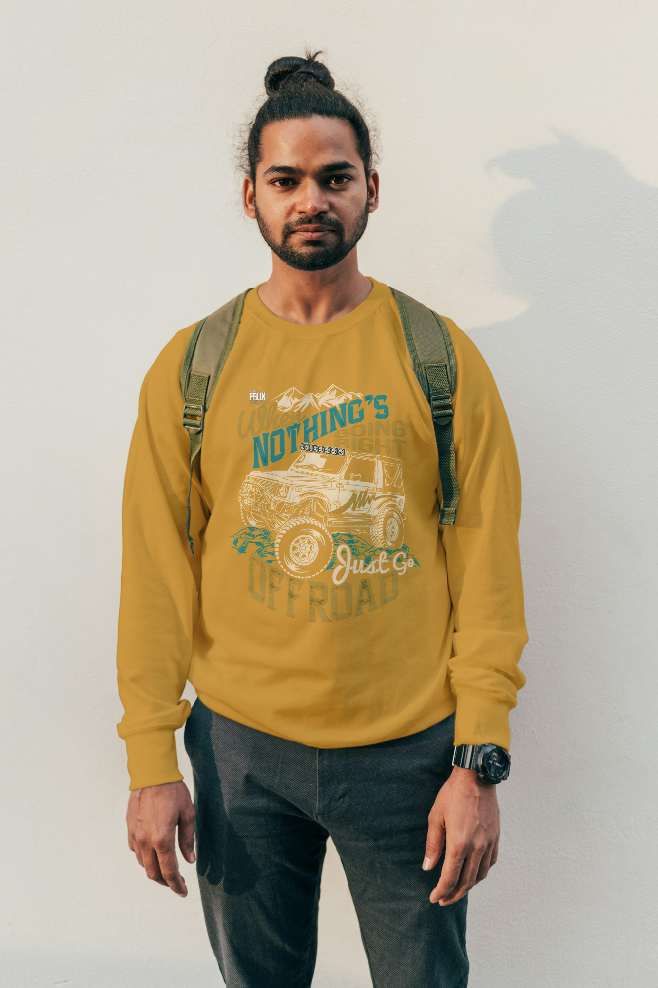 Gypsy Off-Road Graphic Sweatshirt | Men’s Adventure Wear | The Felix Store - The Felix Store