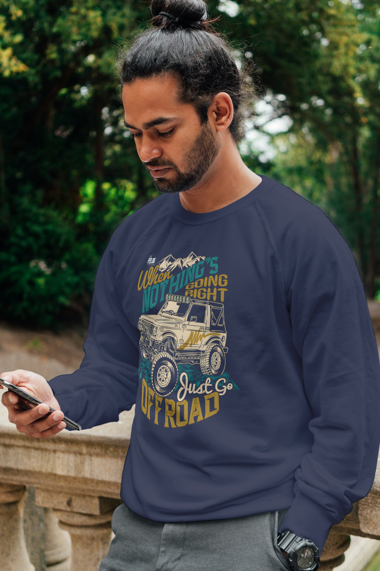 Gypsy Off-Road Graphic Sweatshirt | Men’s Adventure Wear | The Felix Store - The Felix Store