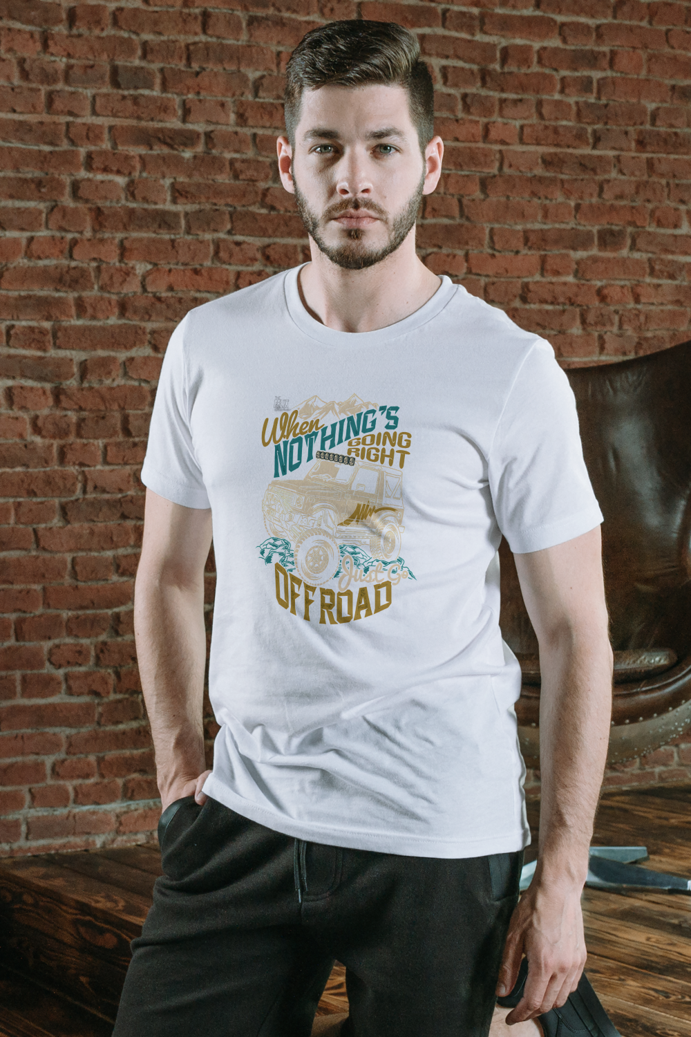 Off-Road Gypsy T-Shirt with 4x4 adventure graphic for Jeep and truck lovers