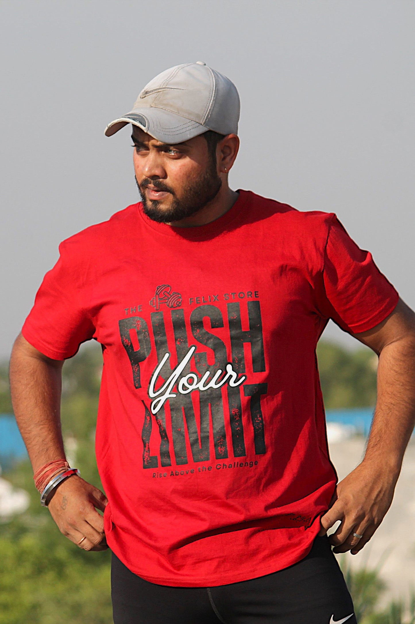 "Push Your Limit" Gym T-Shirt | The Felix Store | Premium Fitness Wear The Felix Store