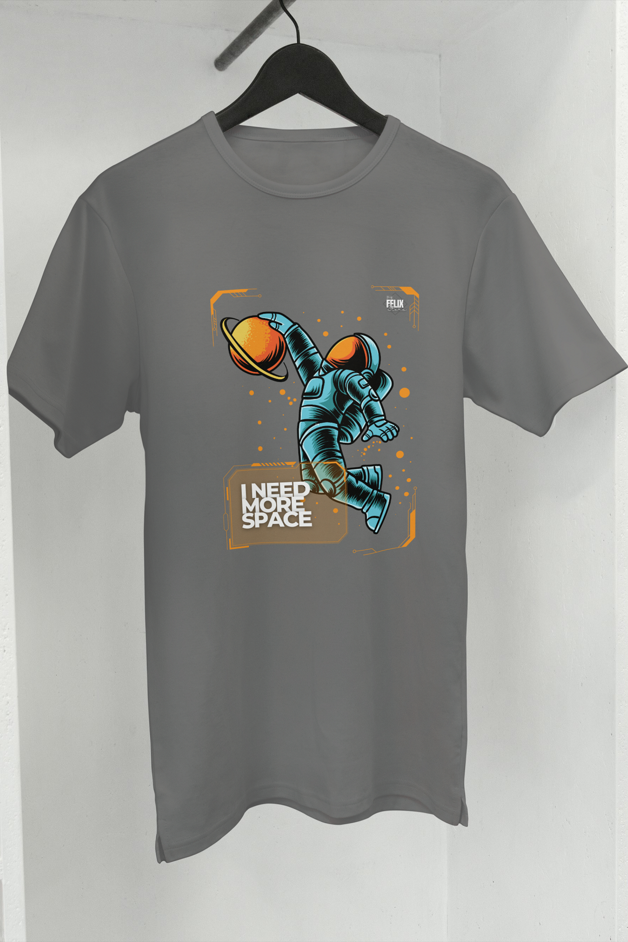 I Need More Space Astronaut T-shirt | Fun Graphic Tee | The Felix Store - The Felix Store
