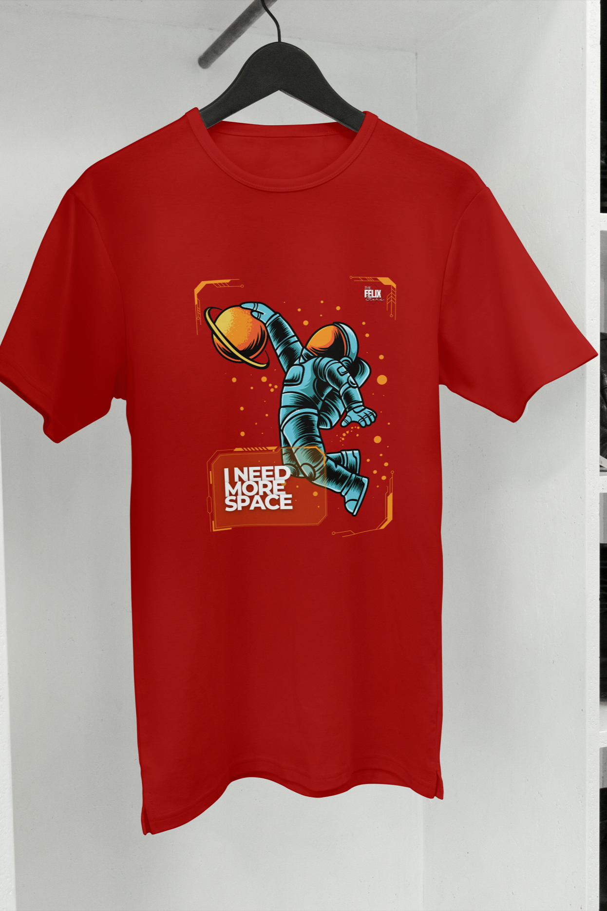 I Need More Space Astronaut T-shirt | Fun Graphic Tee | The Felix Store - The Felix Store