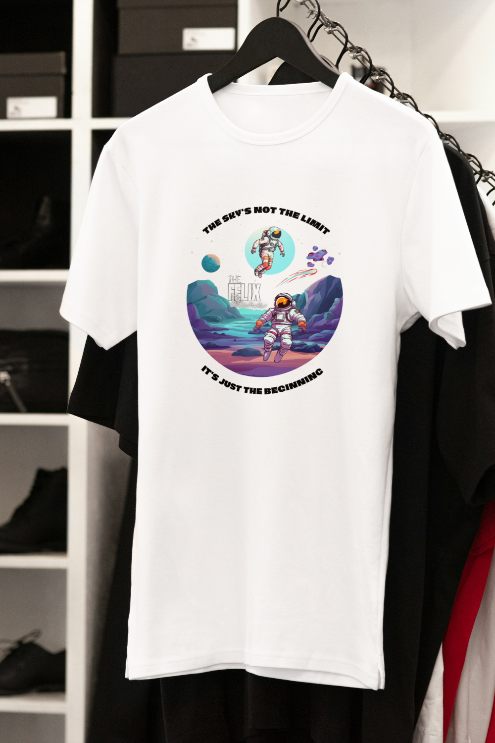 Men’s Astronaut Graphic T-Shirt - 'I Need More Space' | The Felix Store - The Felix Store