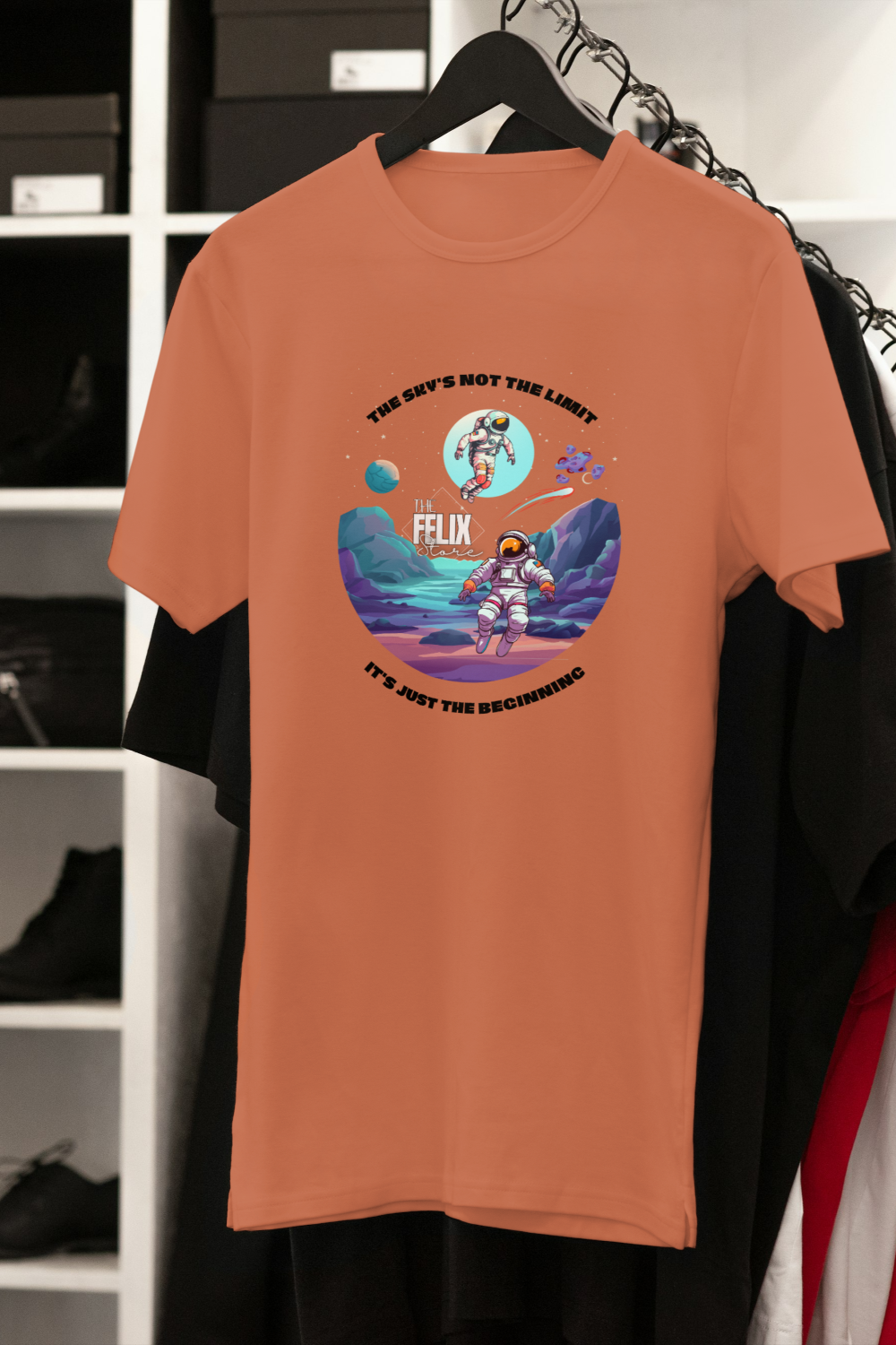 Men’s Astronaut Graphic T-Shirt - 'I Need More Space' | The Felix Store - The Felix Store