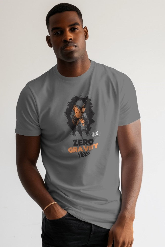 Astronaut "Zero Gravity Vibes" Graphic T-Shirt - The Felix Store - The Felix Store