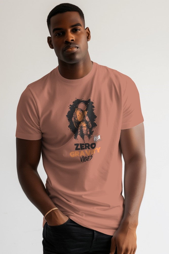 Astronaut "Zero Gravity Vibes" Graphic T-Shirt - The Felix Store - The Felix Store