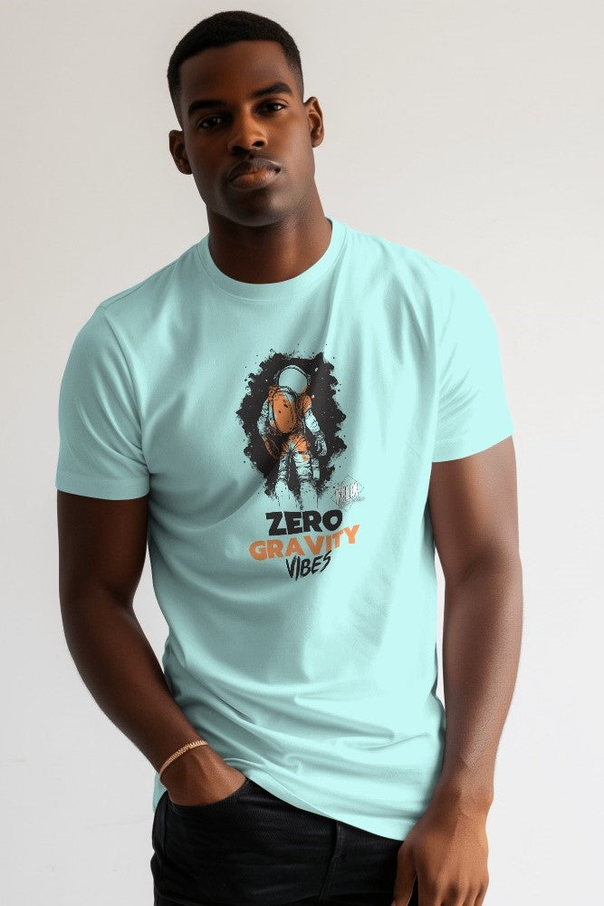 Astronaut "Zero Gravity Vibes" Graphic T-Shirt - The Felix Store - The Felix Store
