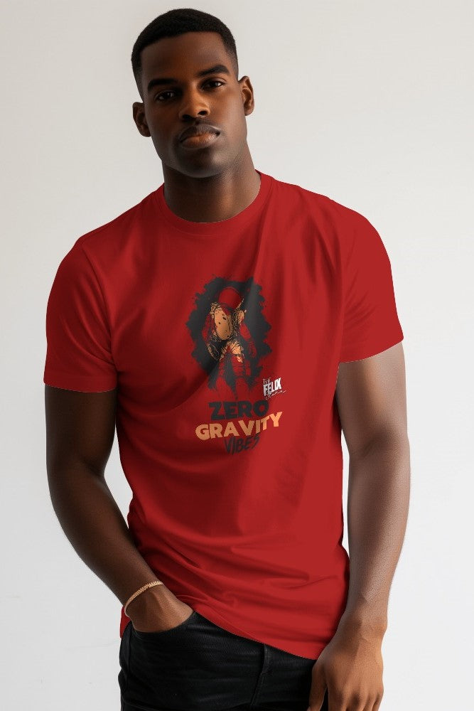 Astronaut "Zero Gravity Vibes" Graphic T-Shirt - The Felix Store - The Felix Store
