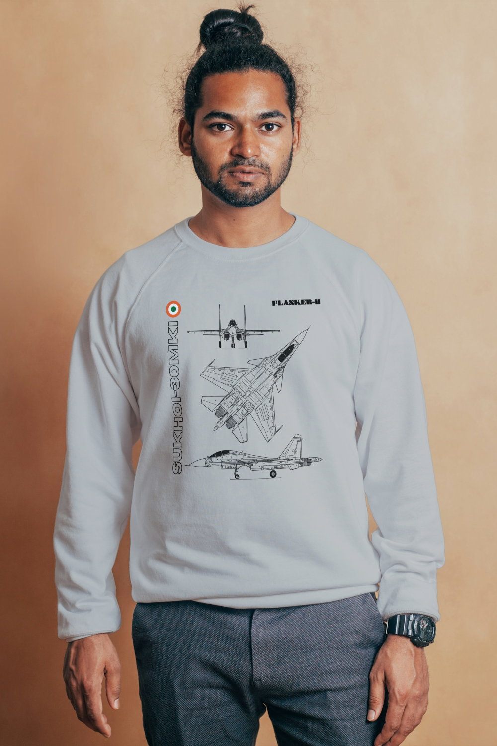 Men’s Sukhoi 30 Print Sweatshirt | The Felix Store - The Felix Store