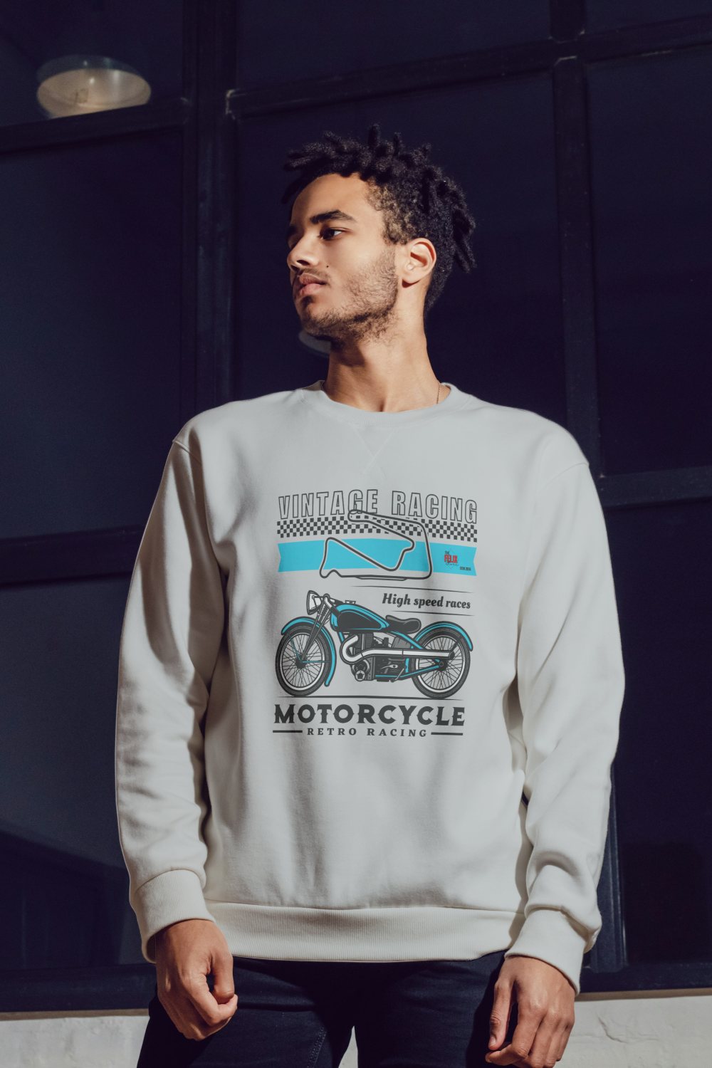 Motorcycle Retro Racing Vintage Sweatshirt - The Felix Store - The Felix Store