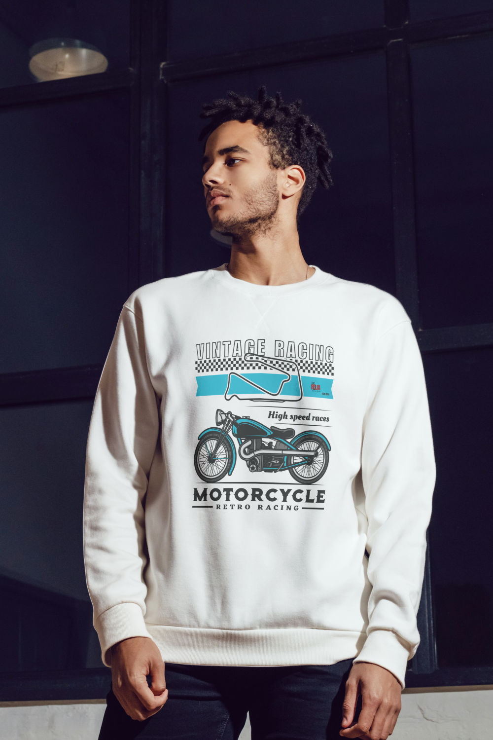 Motorcycle Retro Racing Vintage Sweatshirt - The Felix Store - The Felix Store