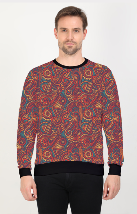 Unisex AOP Sweatshirt White S - The Felix Store