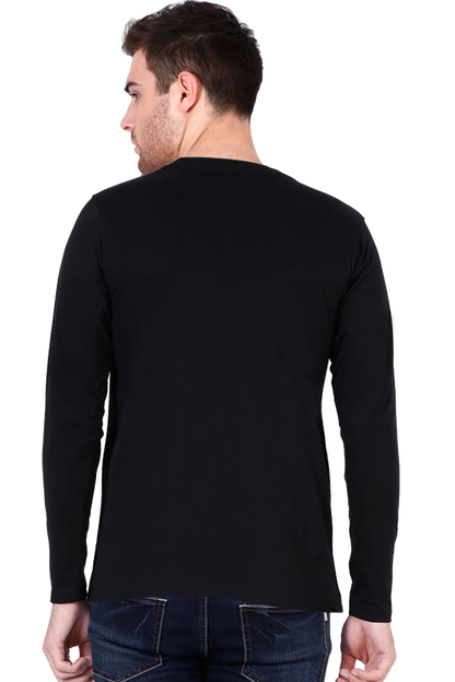 Male Round Neck Full Sleeve Black S - The Felix Store