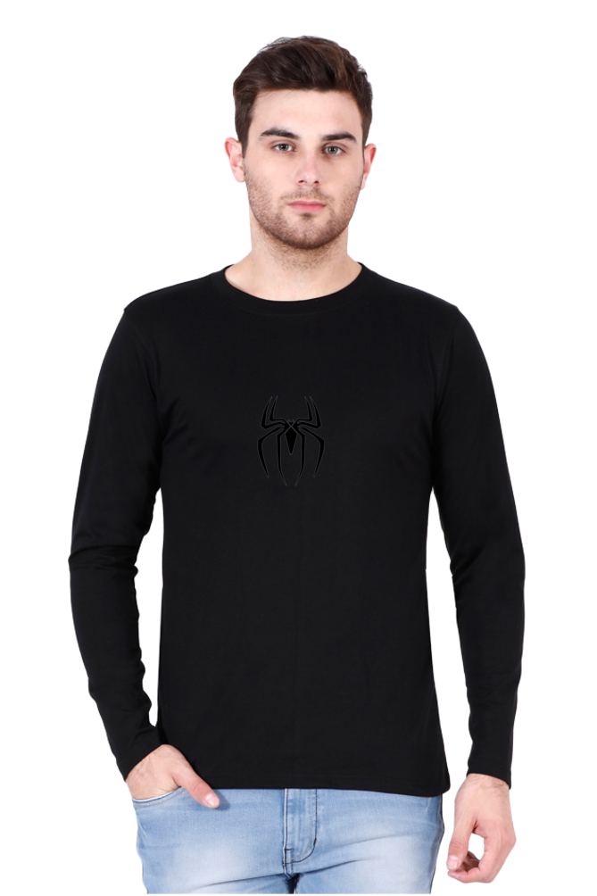 Male Round Neck Full Sleeve Black S - The Felix Store