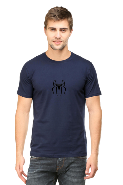 Male Round Neck Half Sleeve Classic Black S - The Felix Store