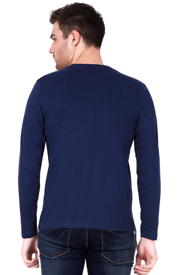 Male Round Neck Full Sleeve Black S - The Felix Store