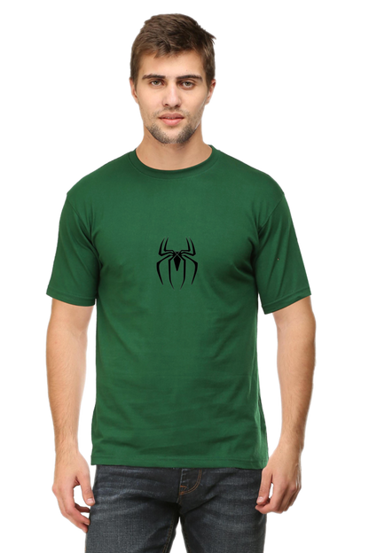 Male Round Neck Half Sleeve Classic Black S - The Felix Store