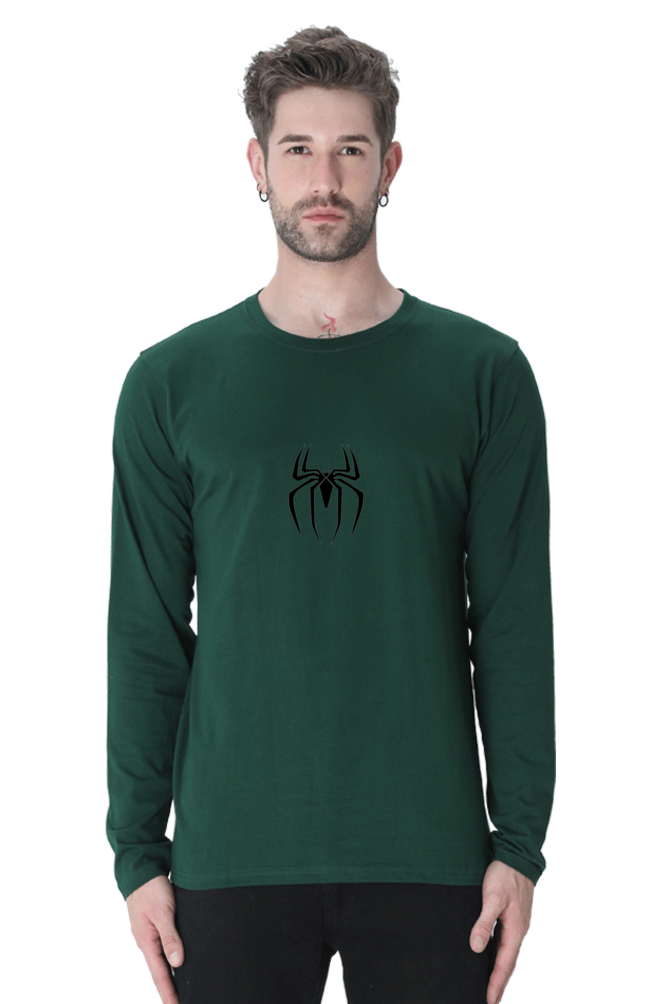 Male Round Neck Full Sleeve Black S - The Felix Store