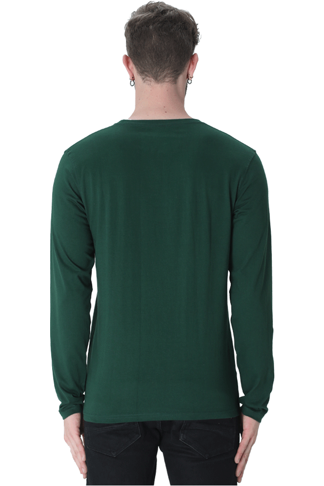 Male Round Neck Full Sleeve Black S - The Felix Store